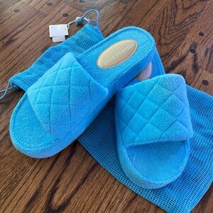 Shiraleah Sol Terry Pool Slides - Size 9